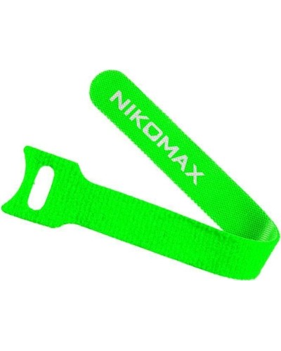 NMC-CTV150-12-SB-GN-10 (10шт). Стяжка-липучка с мягкой пряжкой. NIKOMAX в Благовещенске