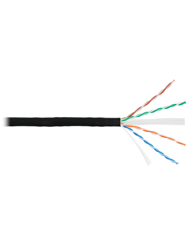 U/UTP 4pair, Cat6, Solid, Out, PVC (NMC 4140B-BK). Кабель «витая пара» (LAN) для структурированных систем связи. NIKOMAX в Благовещенске