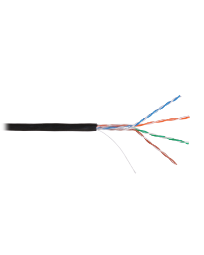 U/UTP 4pair, Cat5e, Solid, Out, PVC (NMC 4100B-BK). Кабель «витая пара» (LAN) для структурированных систем связи. NIKOMAX в Благовещенске
