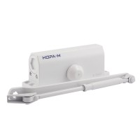 ISPARUS 450 (белый). Доводчик дверной морозостойкий. NORA-M
