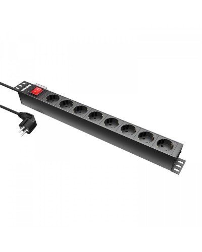 NTSS-PDU-DA2034 гор.размещ. 8xSchuko базовые 16A Schuko 1.8м. Блок розеток 19. NTSS в Благовещенске