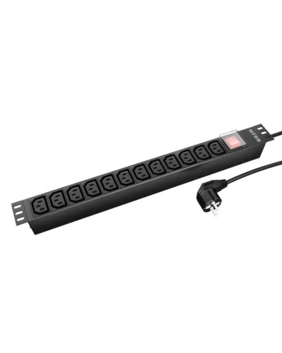 NTSS-PDU-DA2039 гор.размещ. 12xC13 базовые 16A Schuko 2м. Блок розеток 19. NTSS в Благовещенске