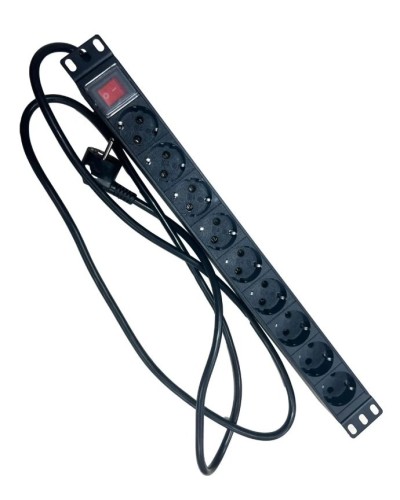 NTSS-PDU-DA2036 гор.размещ. 9xSchuko базовые 16A Schuko 2м. Блок розеток 19. NTSS в Благовещенске