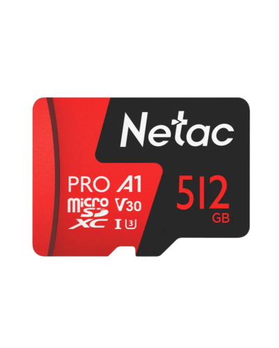 NT02P500PRO-512G-R. Карта памяти microSDXC, 512 ГБ, Class 10. Netac в Благовещенске