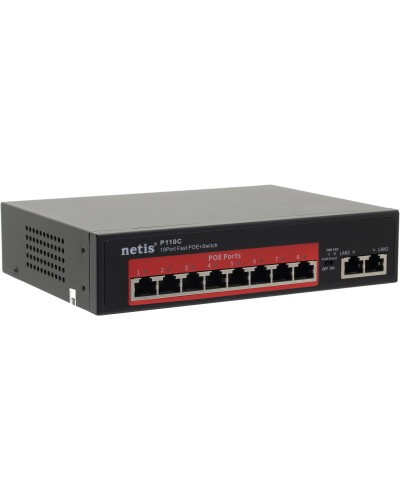 Netis P110C. Коммутатор сетевой PoE неуправляемый. Netis в Благовещенске