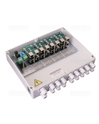 SP-IP8/1000PW. Устройство грозозащиты цепей Ethernet. OSNOVO в Благовещенске