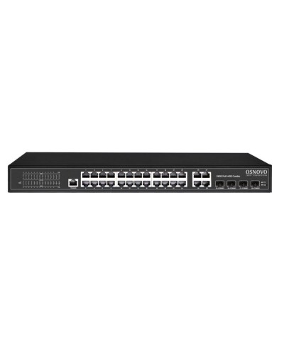 SW-8244/L(400W). Коммутатор 24-портовый  Gigabit Ethernet с PoE. OSNOVO в Благовещенске