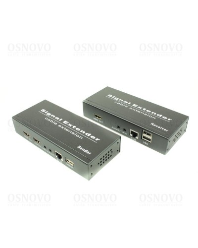 TLN-HiKM2+RLN-HiKM2. Удлинитель HDMI, ИК-сигнала, 2*USB. OSNOVO в Благовещенске