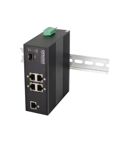 SW-40501/IC. Промышленный PoE коммутатор Fast Ethernet на 6 портов. OSNOVO в Благовещенске
