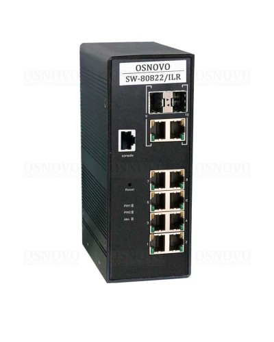 SW-80822/ILR. Коммутатор 10-портовый Gigabit Ethernet с PoE. OSNOVO в Благовещенске