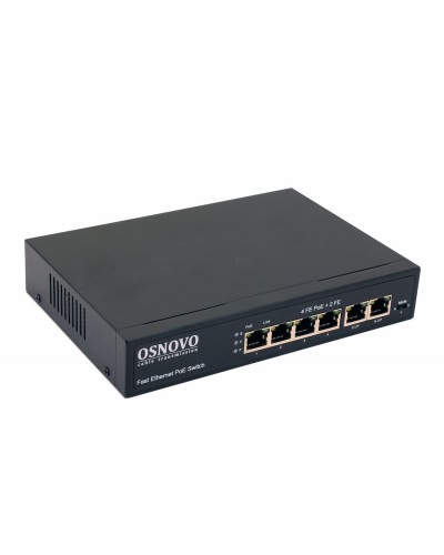 SW-20600(80W). Коммутатор 6-портовый  Fast Ethernet с PoE. OSNOVO в Благовещенске