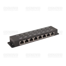 Midspan-8/P. Инжектор PoE. OSNOVO