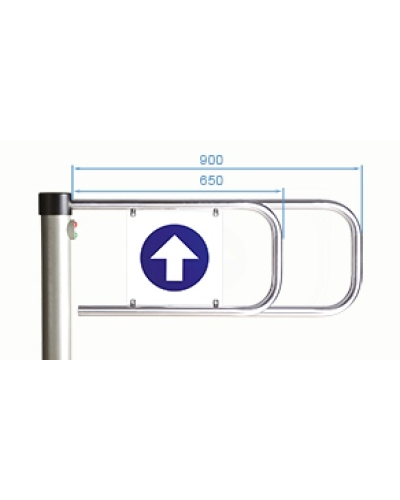 PERCo-ASG-650. Створка для калитки. PERCo в Благовещенске