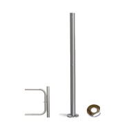 PERCo-BH02 2-14 с крышкой. Стойка с отверстием под стопорный механизм поворотной секции. PERCo