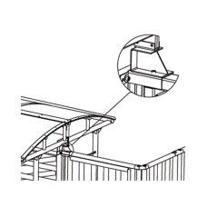 PERCo-RF01 0-09. Кронштейн. PERCo