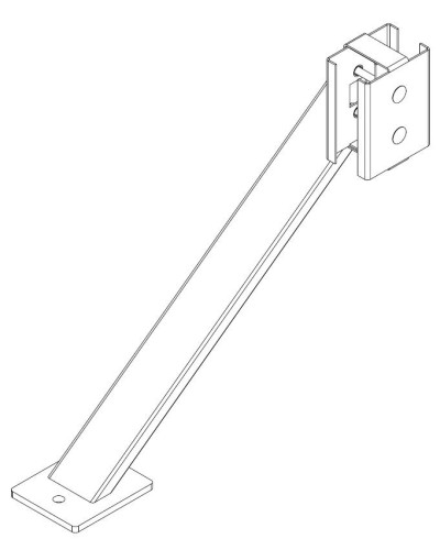 PERCo-MB-16.9. Упор для стоек секции ограждения. PERCo в Благовещенске