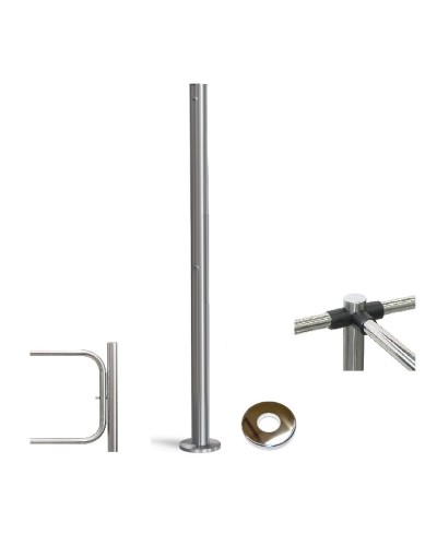 PERCo-BH02 2-16 с крышкой. Стойка с отверстием под стопорный механизм поворотной секции. PERCo в Благовещенске