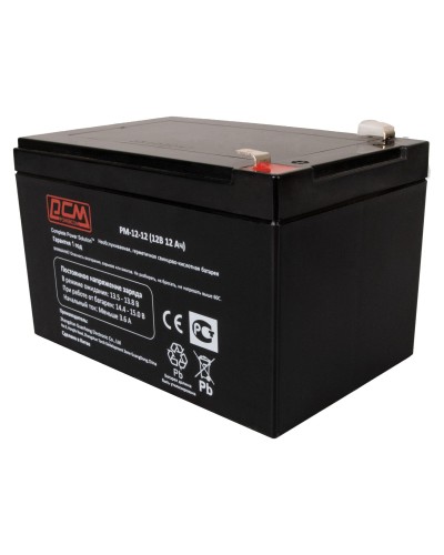 PM-12-12. Аккумулятор герметичный свинцово-кислотный. POWERCOM в Благовещенске