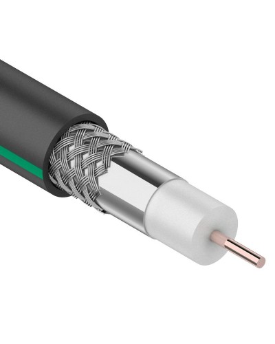 SAT 703 B, Cu/Al/Al, 75%, 75 Ом, 100 м, черный OUTDOOR. PROconnect. (01-2436-1). Кабель коаксиальный радиочастотный. PROCONNECT в Благовещенске