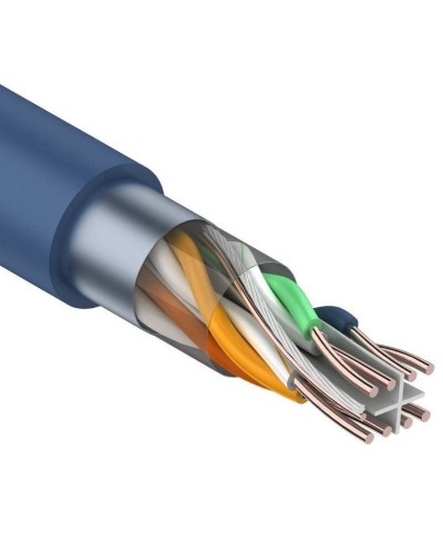 F/UTP, CAT 6, PVC, 4PR, 23AWG, омедненный INDOOR, SOLID, серый, 305м, PROconnect (01-0147-3). Кабель «витая пара» (LAN) для структурированных систем связи. PROCONNECT в Благовещенске
