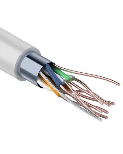 F/UTP Light, CAT 5, PVC, 4PR, 26AWG, INDOOR, SOLID, серый, 305м, PROconnect (01-0148). Кабель «витая пара» (LAN) для структурированных систем связи. PROCONNECT в Благовещенске