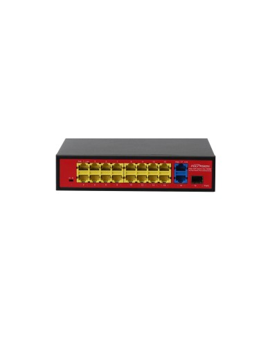 PND-16P-2G1F Lite (180W). Коммутатор неуправляемый 18-портовый с PoE. Polyvision в Благовещенске