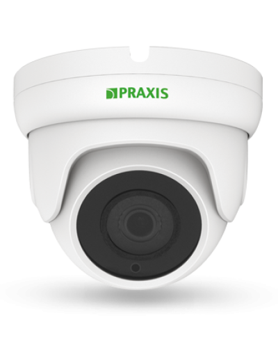 PE-7141IP 2.8. Видеокамера IP купольная. Praxis в Благовещенске