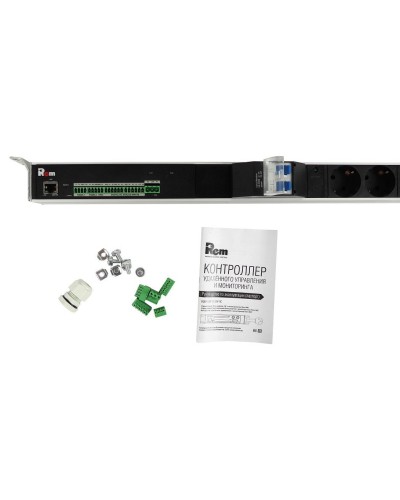 R-MC1-32-4x2S-2x3C13-2x2C19-A-1820-K. Блок силовых розеток с контроллером. REM в Благовещенске