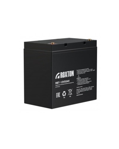 RBT-12V50AH. Аккумулятор герметичный свинцово-кислотный. ROXTON в Благовещенске
