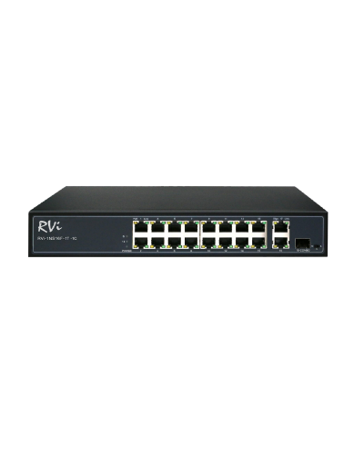 RVi-1NS16F-1T-1C. Коммутатор с питанием по PoE. RVi в Благовещенске