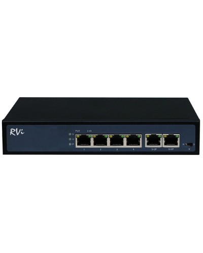 RVi-1NS04F-2T. Коммутатор с питанием по PoE. RVi в Благовещенске