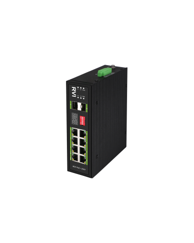 RVi-1NSIM8GP-2S. Коммутатор с питанием по PoE. RVi в Благовещенске