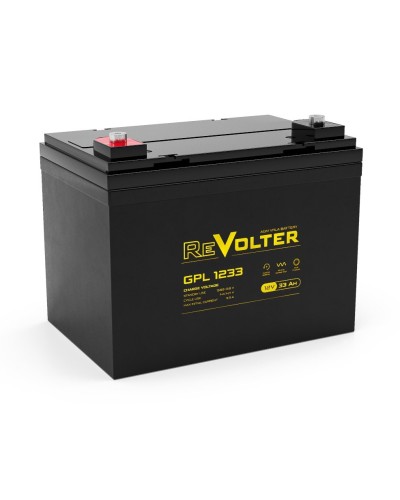 Revolter GPL 1233. Аккумулятор автомобильный герметичный свинцово-кислотный. Revolter в Благовещенске