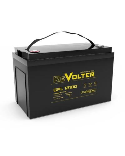 Revolter GPL 12100. Аккумулятор автомобильный герметичный свинцово-кислотный. Revolter в Благовещенске