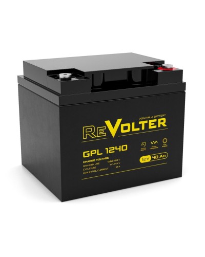 Revolter GPL 1240. Аккумулятор автомобильный герметичный свинцово-кислотный. Revolter в Благовещенске