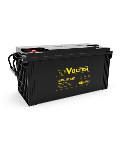 Revolter GPL 12120. Аккумулятор автомобильный герметичный свинцово-кислотный. Revolter в Благовещенске