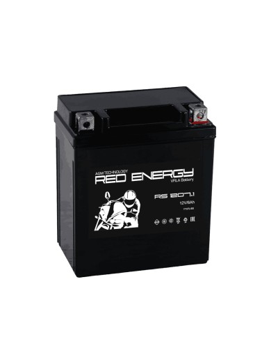 Red Energy RS 1207.1. Аккумулятор герметичный свинцово-кислотный стартерный. Red Energy в Благовещенске