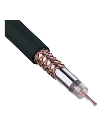 RG-58 A/U, 50 Ом, Cu/Al/Cu, 64%, 100 м, черный (01-2003). Кабель коаксиальный радиочастотный. Rexant в Благовещенске