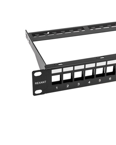 Панель коммутационная наборная 19", 1U, 24 порта, UTP REXANT PRO (02-0053): Патч-панель 19" в Благовещенске
