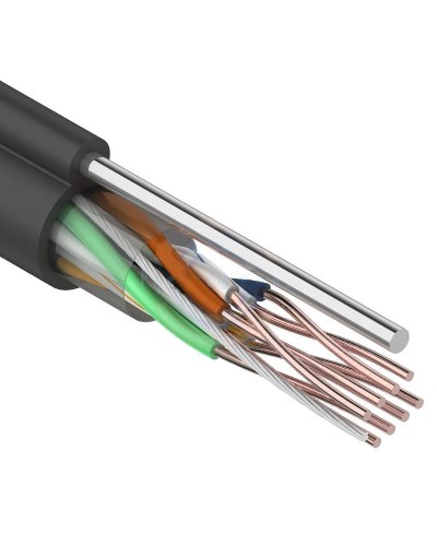 U/UTP 4PR 24AWG CAT5e 305м OUTDOOR+ТРОС*1 REXANT (01-0046). Кабель «витая пара» (LAN) для структурированных систем связи. Rexant в Благовещенске