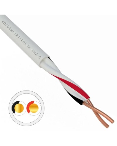 КПСВВнг(А)-LSLTx 1х2х0,75 REXANT (01-4871). Кабель для систем передачи данных пониженной пожароопасности c низким дымо- и газовыделением, с низкой токсичностью продуктов горения. Rexant в Благовещенске