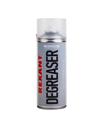 Очиститель обезжириватель DEGREASER, REXANT, 400 мл, аэрозоль (85-0006): Баллон с очистителем в Благовещенске