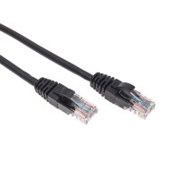 Патч-корд U/UTP, CAT 5e, RJ45-RJ45, 26AWG, LSZH, черный, 3м  REXANT (02-0102-3). Патч-корд UTP. Rexant