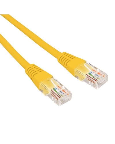 Патч-корд U/UTP CAT 6, RJ45-RJ45, 26AWG, LSZH, желтый, 3м REXANT (02-0295-3). Патч-корд UTP. Rexant в Благовещенске