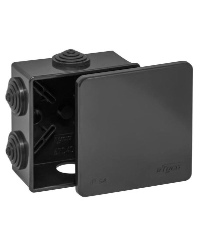 Коробка TYCO ОП 85х85х40мм УХЛ1 IP54 черный (67040Ч). Коробка распределительная. RuVinil в Благовещенске