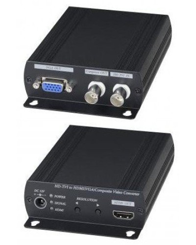 AD001HD4. Преобразователь-разветвитель AHD/HDCVI/HDTVI в HDMI/VGA/CVBS. SC&T в Благовещенске