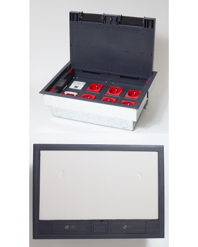 Люк на 8 постов (45х45), металл/пластик, с металлической коробкой, IP40 (300009). Люк. SPL в Благовещенске