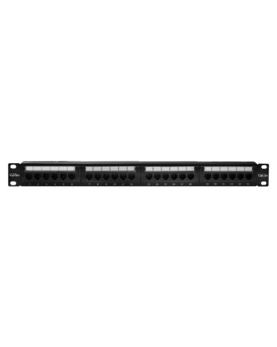 Патч-панель 19", 24хRJ-45, UTP, Cat.5e, 1U (10-0403): Патч-панель 19'' в Благовещенске