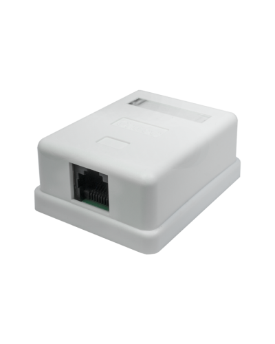 Розетка настенная RJ-45, 8P8C, Cat.5e, 1 порт UTP (10-0307): Компьютерная розетка в Благовещенске