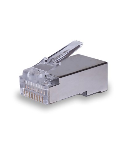 Коннекторы 8P8C FTP Cat.5e (RJ-45) 2pb (100шт) (10-0234). Разъем RJ-45. SUPRLAN в Благовещенске
